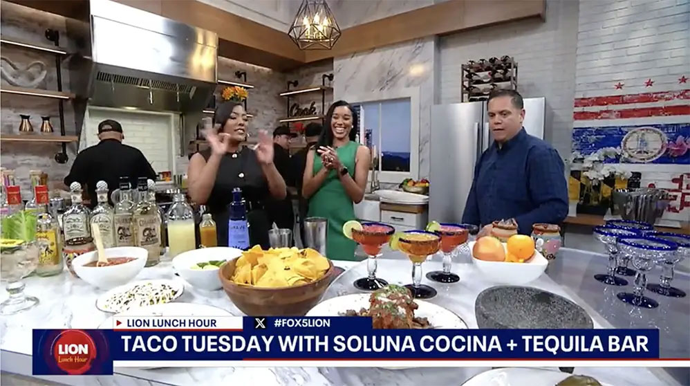 Screenshot of the Fox5dc LION lunch hour video